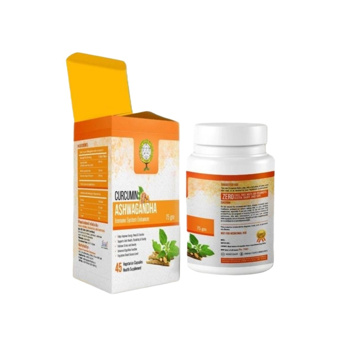 CURCUMIN ASHWAGANDHA-45 KAPSLER