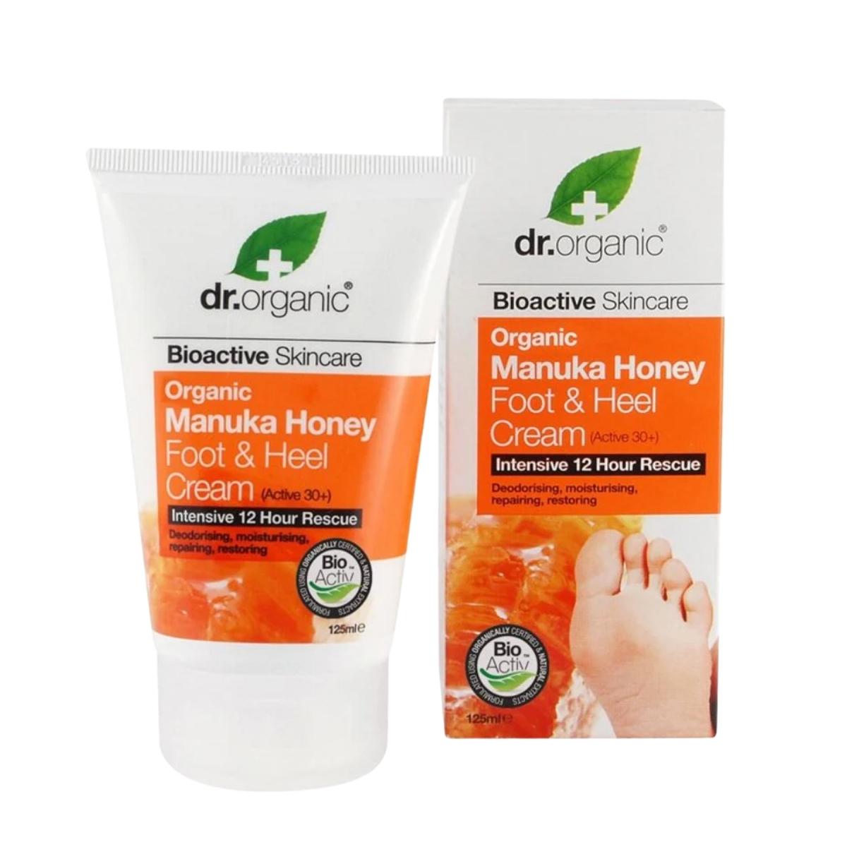DR ORGANIC MANUKA HONEY FOOT KREAM-125 ML