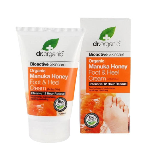 DR ORGANIC MANUKA HONEY FOOT KREAM-125 ML